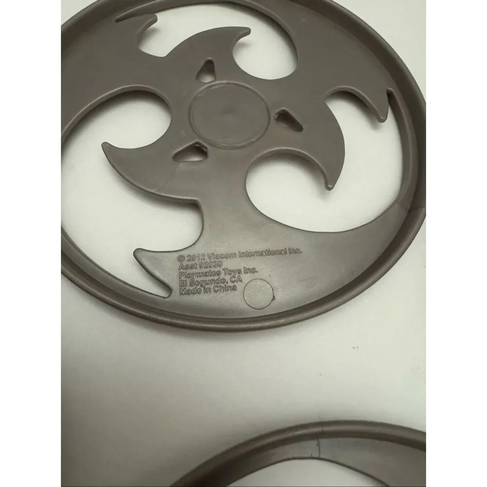 Teenage Mutant Ninja Turtles Build N Battle Combat Gear Throwing Discs Set of 5